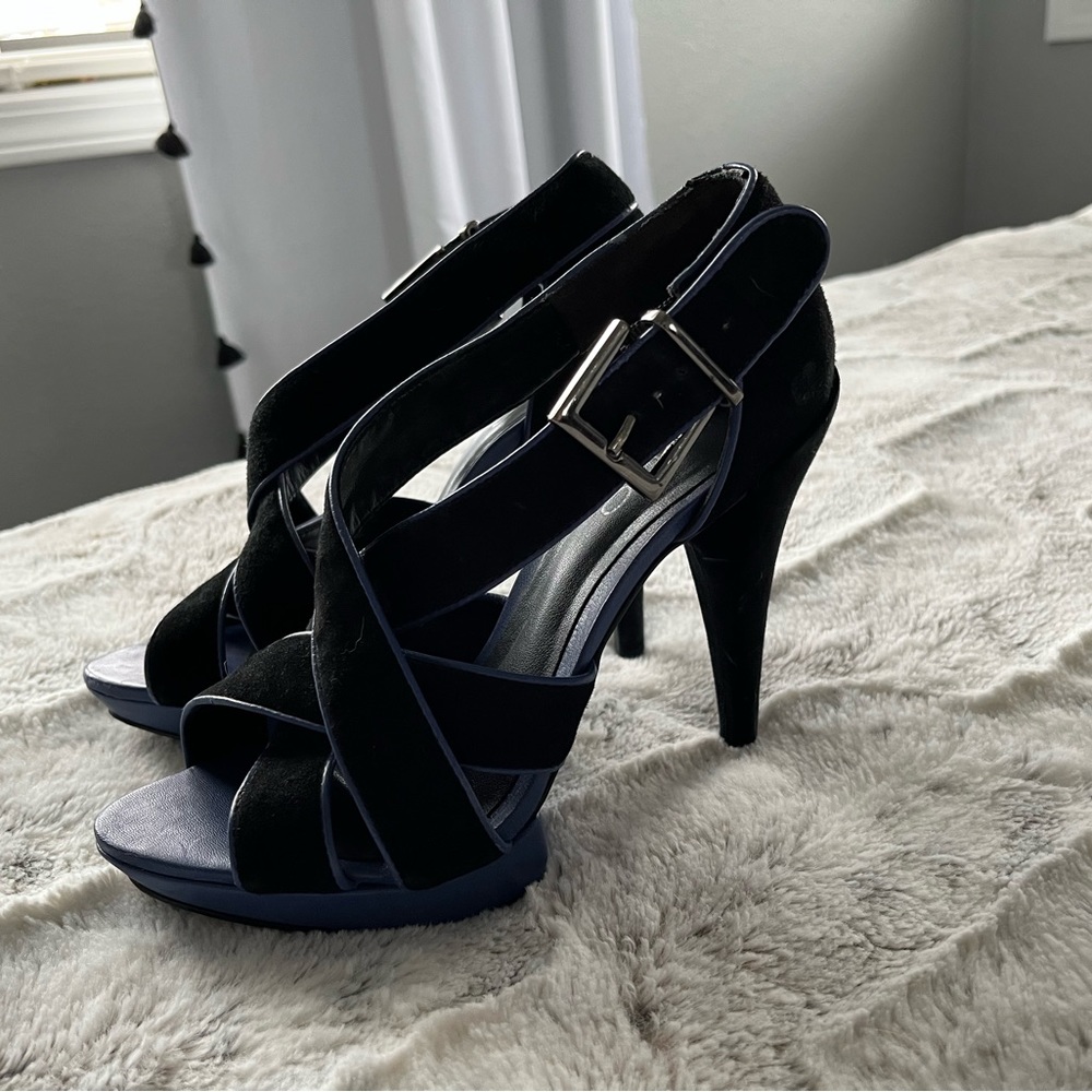 ALDO Black Platform Pumps Size 6.5